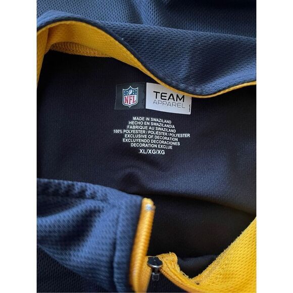 NFL Team Apparel Mens Black Long Sleeve Pittsburgh Steelers Sweatshirt XL - Picture 5 of 10